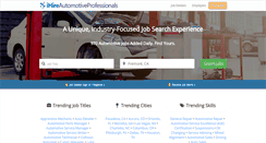 Desktop Screenshot of ihireautomotiveprofessionals.com